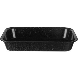 Falmer Rectangular Granite Cake Mold, 30×20 cm - Black
