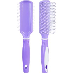 Plastic Hairbrush, 23 cm - Mauve