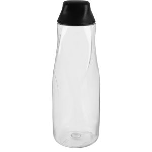 LocknLock Iceberg Plastic Water Bottle, 700 ml - Clear Black