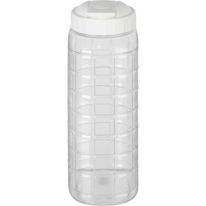 LocknLock Plastic Water Bottle, 1000 ml - Clear White