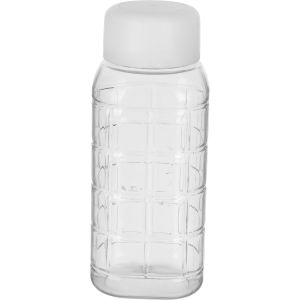 LocknLock Plastic Water Bottle with Lid, 350 ml - Clear White
