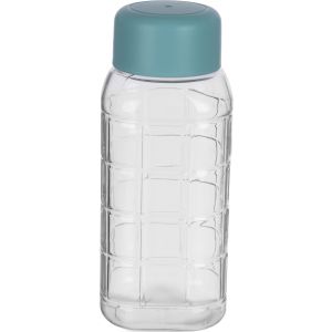 LocknLock Plastic Water Bottle with Lid, 350 ml - Clear Turquoise