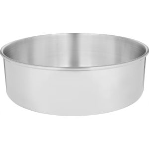 El Zenouki Aluminum Cake Tray, 26 Cm - Silver