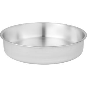 Chef Cook Round Aluminum Oven Tray, 28 cm - Silver