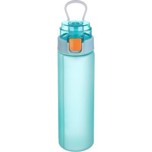 Plastic Sport Water Bottle, with Straw, 800 ml - Turquoise