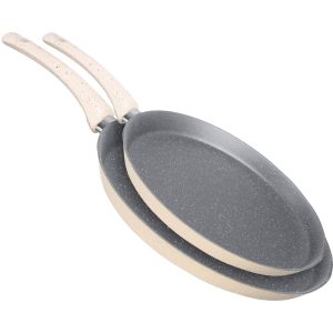 Vision Granite Crepe Pan Set, 2 Pieces - Beige