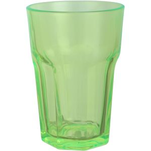 Glass Cups, 360 ml - Green