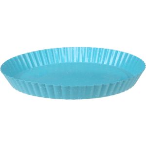 Teflon Round Cake Mold, 28 cm - Turquoise