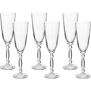 Bohemia Charlotte Glass Set, 6 Pieces, 200 ml - Clear