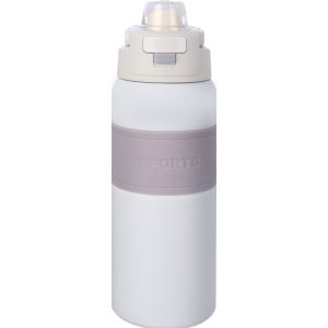 Stainless Steel Thermal Thermos, 800 ml - White Mauve