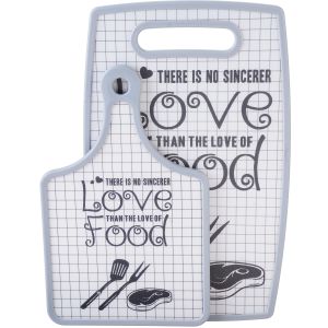 Plastic Cutting Board, 2 Pieces - Multicolor