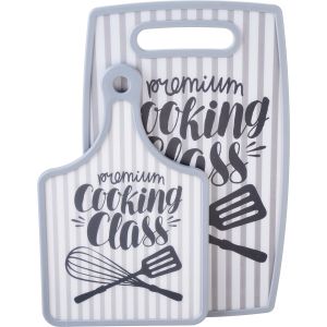 Plastic Cutting Board, 2 Pieces - Multicolor