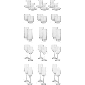 Pasabahce Glass Set, 36 Pieces - Clear