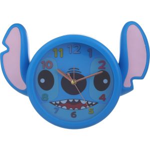 Plastic Wall Clock, 13×13 cm - Light Blue Rose