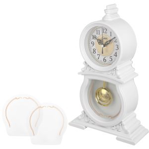 Plastic Wall Clock, 35 cm - White