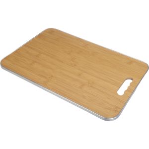 Wood Cutting Board with metal frame, 26×39.5 cm - Wooden
