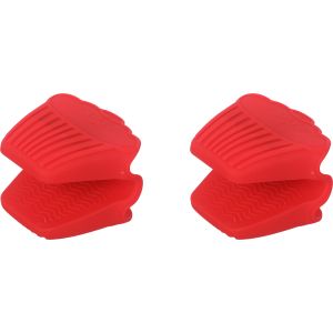 Silicone Hand Tong Set, 2 Pieces - Red