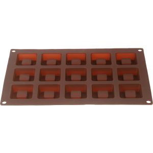 Group Tiger Silicone Cake Mold, 15 Eyes, 28×17 cm - Brown