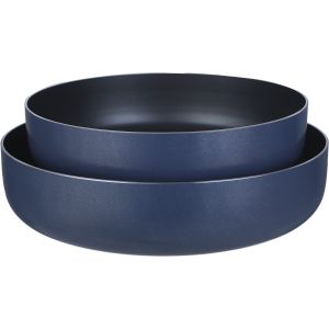 Trueval Teflon Gold Oven Tray Set, 2 Pieces - Grey