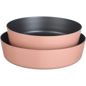 Trueval Teflon Oven Tray Set, 2 Pieces - Rose