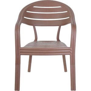 كرسي بلاستيك، 80×45 سم - بيج