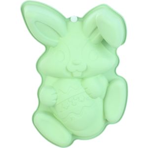 Yonghao Silicone Cake Mold Rabbit Shaped, 30×20 Cm - Olive
