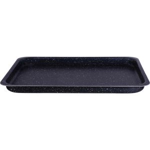 Nouval Granite Oven Tray, 42×30 cm - Black White