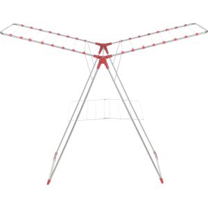 Lapoire Metal Laundry Dryer, 154×60×136 cm - Silver Red