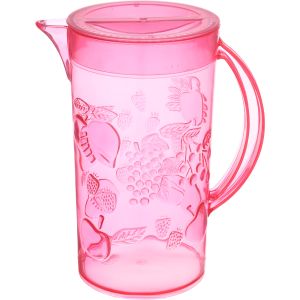 ELQAED Acrylic Flask, 2 Liters - Fuchsia