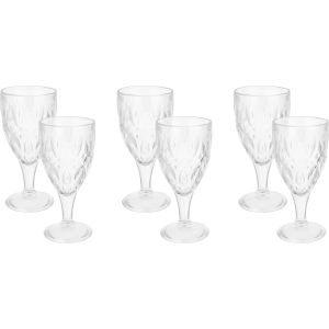 Galaxy Glass Glass Set, 6 Pieces, 250 ml - Clear