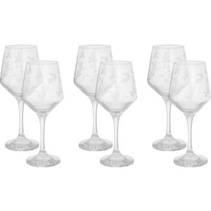 Snabel Glass Set, 6 Pieces, 250 ml - Clear Grey