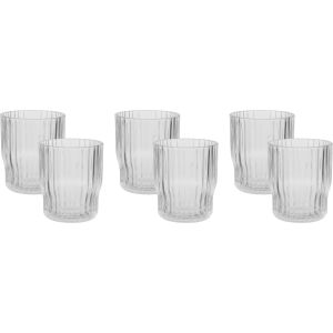 City Glass Glass Set, 6 Pieces, 100 ml - Clear