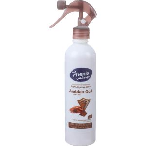 Phenix Arabian Oud Scented Air Freshener Spray, 450 ml - White Brown