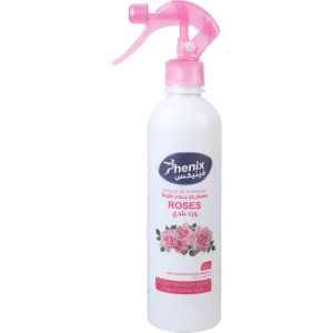 Phenix Rose Scented Air Freshener Spray, 450 ml - White Pink