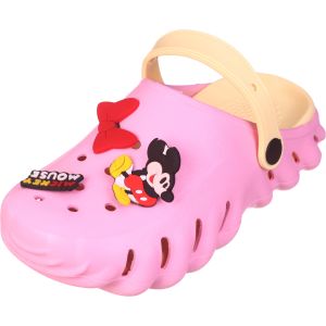 Carlos Plastic Clog Slipper for Girls, 35 EU - Rose Yellow