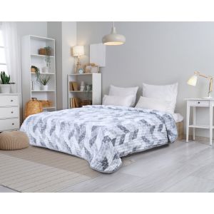 Morano Velvet Two Layer Blanket, 220×240 cm, 5500 gm - Grey