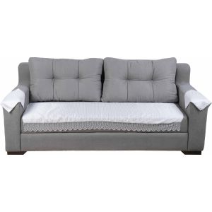 Chanel Sofa Cover Set, 4 Pieces, Approx 330 grm - Grey