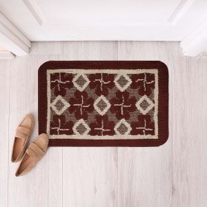 دواسة باب بولي بروبلين كاربت، 38×58 سم - بني بيج