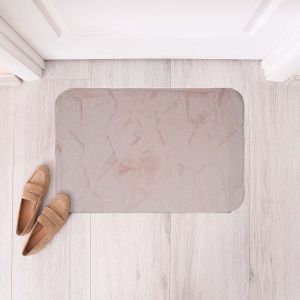 دواسة باب فرو كاربت، 40×60 سم - اوف وايت