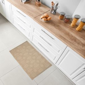 دواسة مطبخ موكيت، 86×50 سم - بيج
