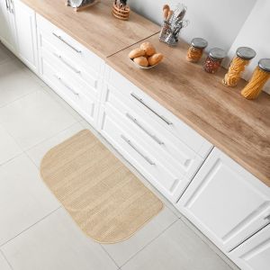 دواسة مطبخ موكيت، 86×50 سم - بيج