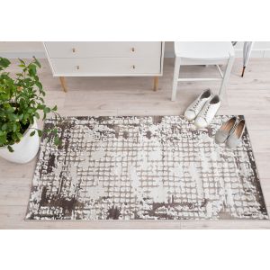 Oriental Weavers Polypropylene Ghazal Rug, 190×96 cm - Brown Beige
