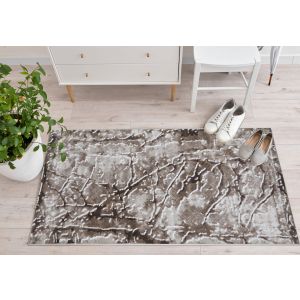 Oriental Weavers Polypropylene Ghazal Rug, 190×96 cm - Brown Beige