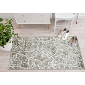 Oriental Weavers Polypropylene Ghazal Rug, 190×96 cm - Brown Beige