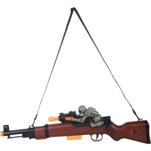 Plastic Sniper Soldier Sound Gun Toy for Boys - Multicolor