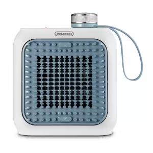 Delonghi HFX10B03.LB Electric Fan Heater, 360 Watt - Light Blue