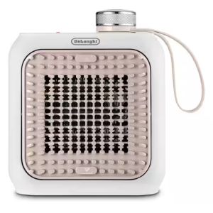 Delonghi HFX10B03.PK Electric Fan Heater, 360 Watt- Pink