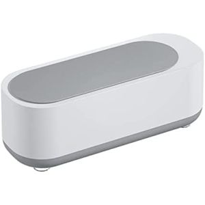 Ultrasonic Plastic Accessories Cleaning Device - White Grey