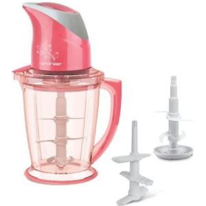 Starjet Turbo Meat Chopper, 800 Watt, 2 Liter Capacity - Red