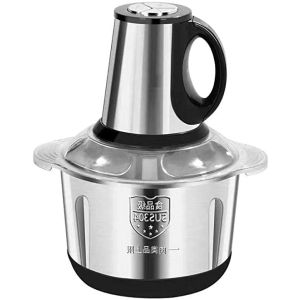 Sokany Chopper, 800 Watt, 3 Liter - Silver Black